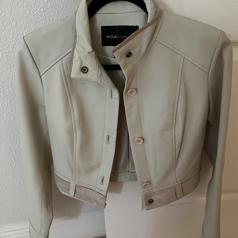 Leather jacket